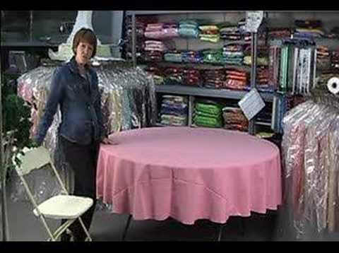how to attach oilcloth to table