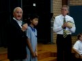 Councilor of Ashfield present award to Elizabeth