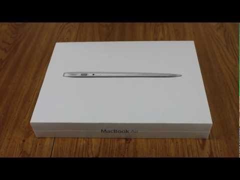 2012 Apple MacBook Air 13 inch unboxing and NovaBench Test vs 2011 iMac...