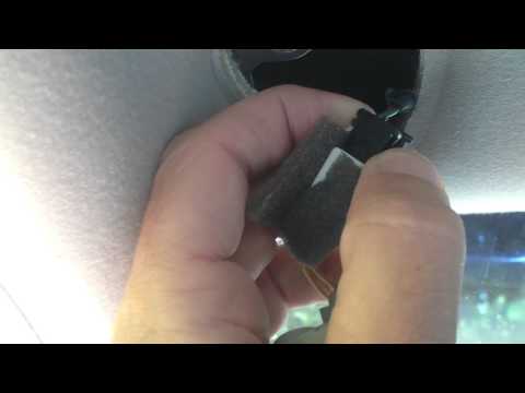 Sun visor replacement (one-handed) on a 2007 Sonata