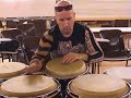 Pakito Baeza: Redobles aplicados a 5 congas melodicas