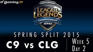 LCS NA Spring 2015 - W5D2 - C9 vs CLG