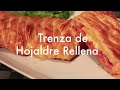 Trenza de hojaldre rellena - Recetas fáciles y económicas