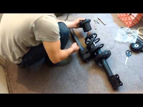 how to fit lowering springs astra h