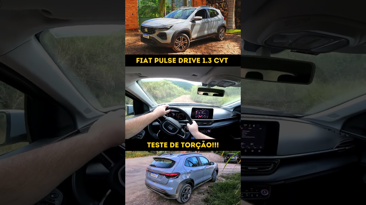 Teste de torção com o Fiat Pulse Drive CVT!!! #fiatpulse