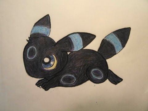 how to draw umbreon