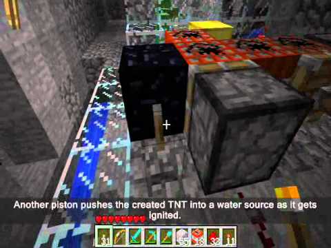 how to harvest tnt in minecraft