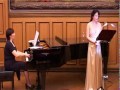 "Clair de Lune" Faure in Rathaus, Völklingen: Liliana Seyid-Boussonville, mezzo-soprano