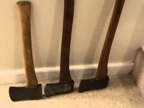 how to fit axe head to handle