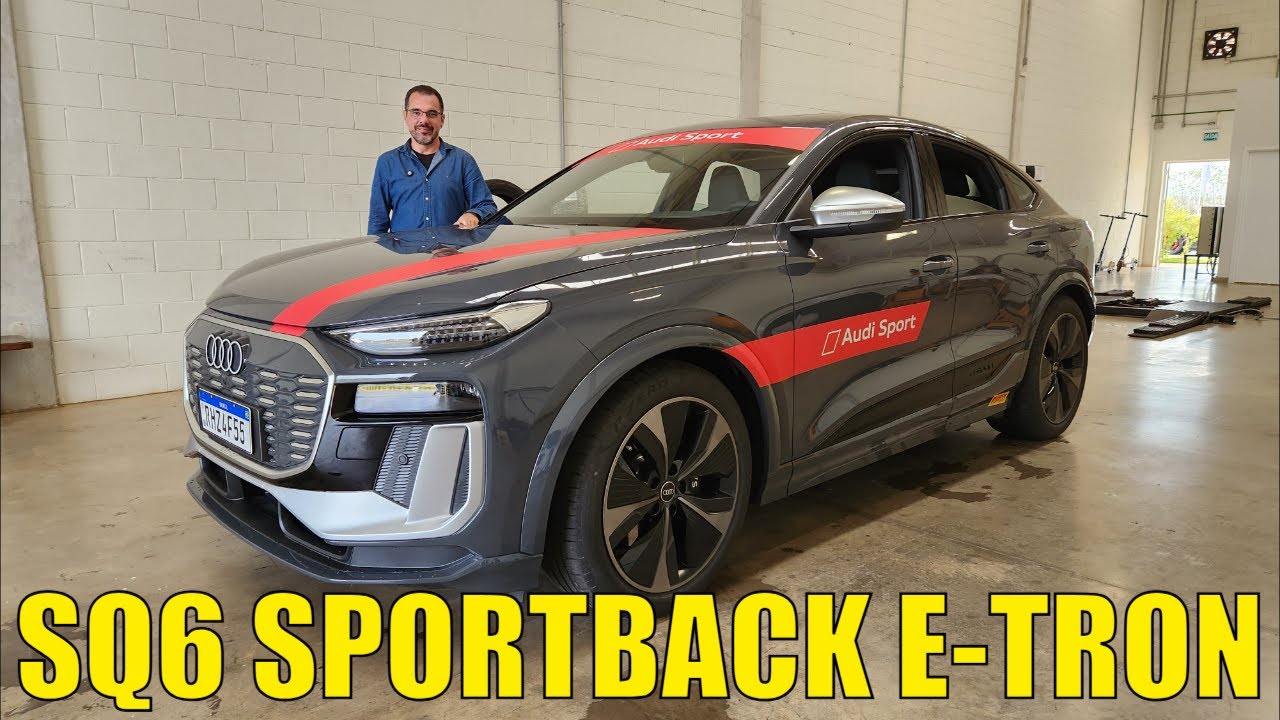 SQ6 Sportback e-tron - 100% elétrico e desempenho esportivo