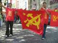 1. Mai in Köln - Bandiera rossa