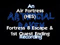 escape from fortress #8 and the 1st quest ending in air fortress on nintendo entertainment system.