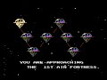 escape from fortress #8 and the 1st quest ending in air fortress on nintendo entertainment system.