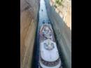 Korinthos Canal, Cruise ship, Greece Korinthos Canal, Cruise ship, Greece