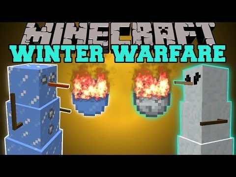 Warfare - The Winter Warfare Mod adds in epic Winter style weapons and mobs! Enjoy the video? Help me out and share it with your friends! Like my Facebook! http://www....