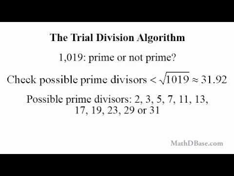 how to determine if a number is prime