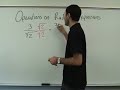 Algebra 2 - Operations on Radical Expressions