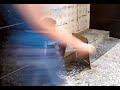 Homem Tanga Fumando no Centro de Santos. Homem Tanga Fumando no Centro de Santos.