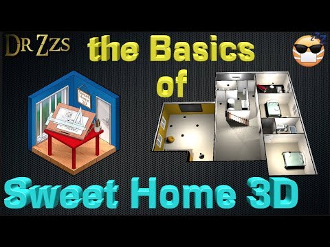 How to Draw a Floorplan and get a 3D picture with SweetHome3D