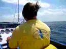Hustler Powerboat eats Sailor Hustler Powerboat eats Sailor