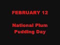February Food Calendar February Food Calendar