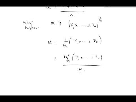 how to prove am-gm inequality