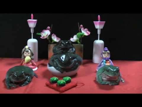 "The Hina-matsuri(Doll's Festival) of Frog." Image
