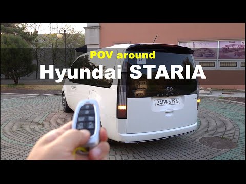 Hyundai STARIA Lounge 7seat POV interior and exterior