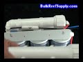Demonstration on how to upgrade your 75 gpd system into a 150 gpd system bulk Reef Supply