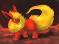 Eevee/Flareon  Growlithe tribute