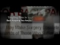 Raleigh: Tingling In Your Back Keeping You Awake?