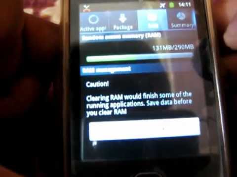 how to get more ram on galaxy y