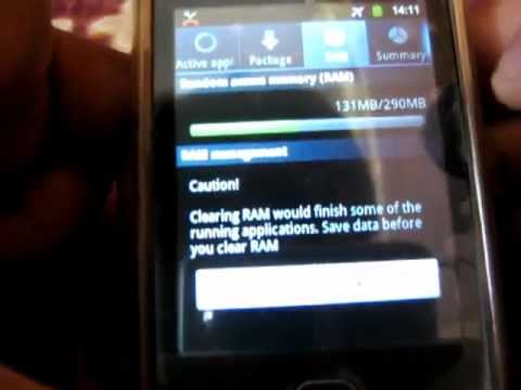 how to get more ram in samsung galaxy y