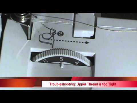 how to adjust the tension on a sewing machine