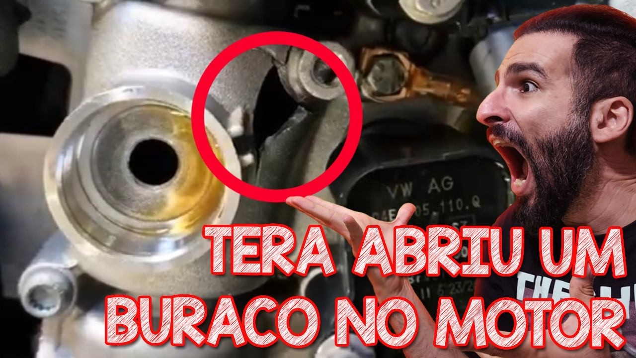 VW TERA ABRIU UM BURACO NO MOTOR! FIZEMOS A VOLKS TROCAR O CARRO!