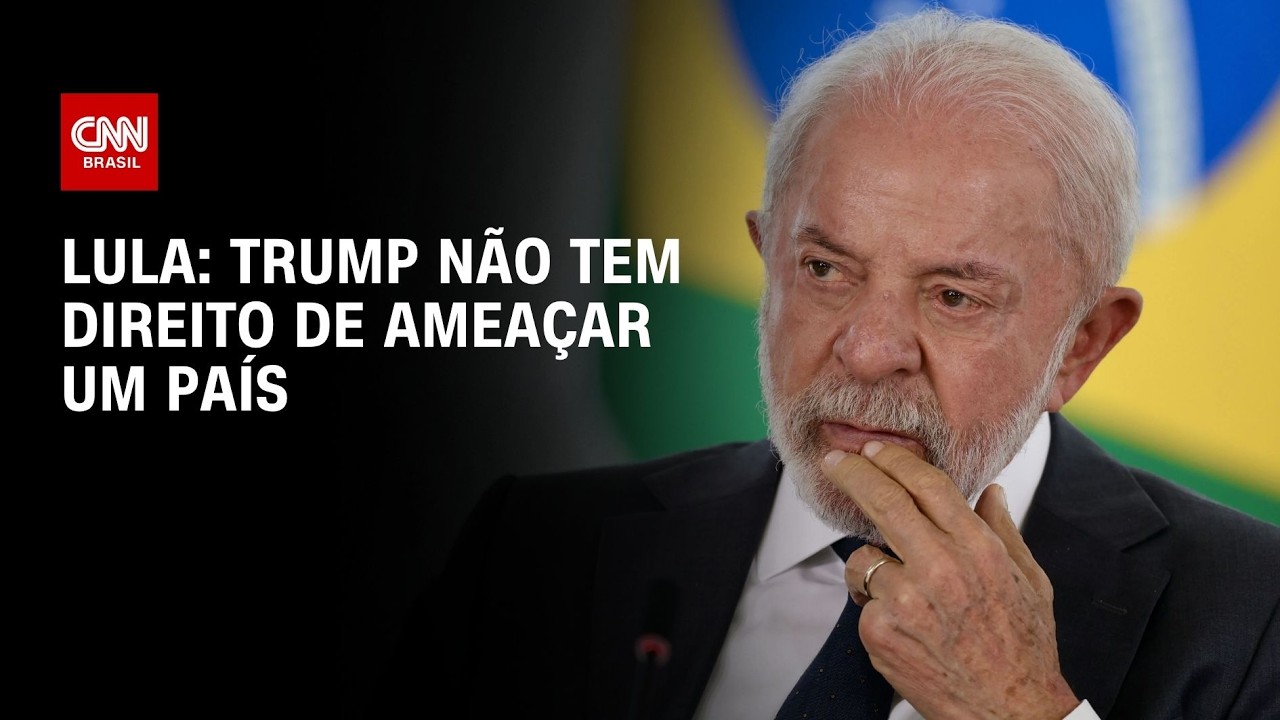 Trump não tem direito de acordar e achar que pode ameaçar um país, diz Lula | HORA H