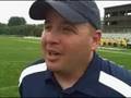 St. Anselm football coach Patrick Murphy, Plymouth State coach Paul Castonia