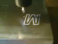 Hobby CNC engraving on Aluminum