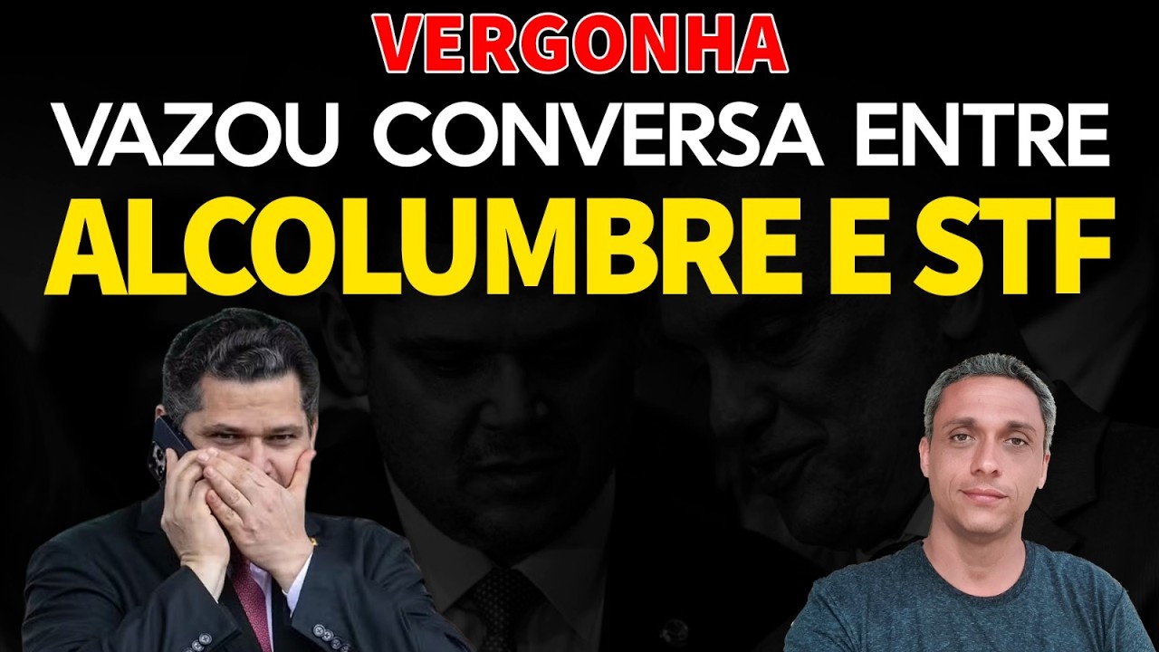 Vazou conversa entre Alcolumbre e STF - Presidente do Senado TRAINDO  os senadores