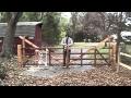 Wood gate detailing
