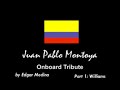 Montoya onboard tribute