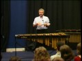 Dampening Techniques on the Vibraphone, Ed Saindon Clinic, Paris Music Conservatory, 5/7/09