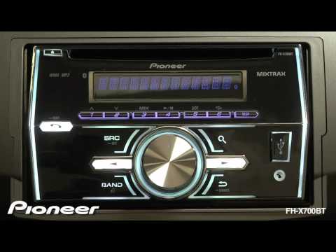 how to set clock on pioneer fh-x700bt