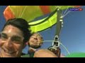sportv paraquedas p�ra-quedas paraquedismo p�ra-quedismo skydive parapente salto duplo tandem jump fly rio de janeiro brazil salsicha renato curreca renatinho sportv