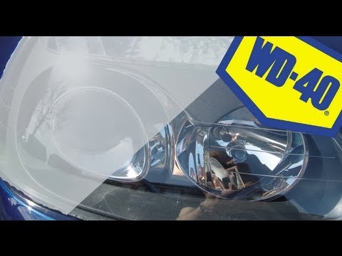 how to remove wd40 from glass