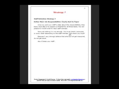 how to define job responsibilities