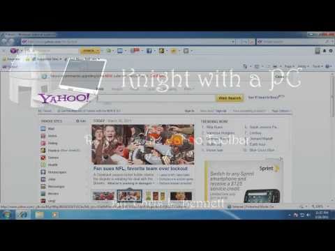 how to i remove yahoo toolbar