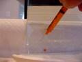 Self cleaning effect of NanoBionic Glass