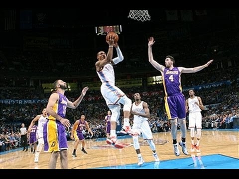 Video: Kevin Durant and Russell Westbrook Combine to Dominate the Lakers