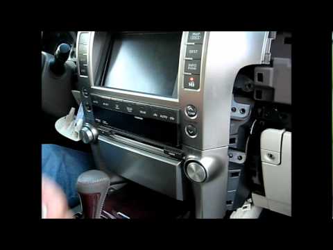 How to remove Radio, Navigation, Display from 2010 Lexus GX460 for repair.